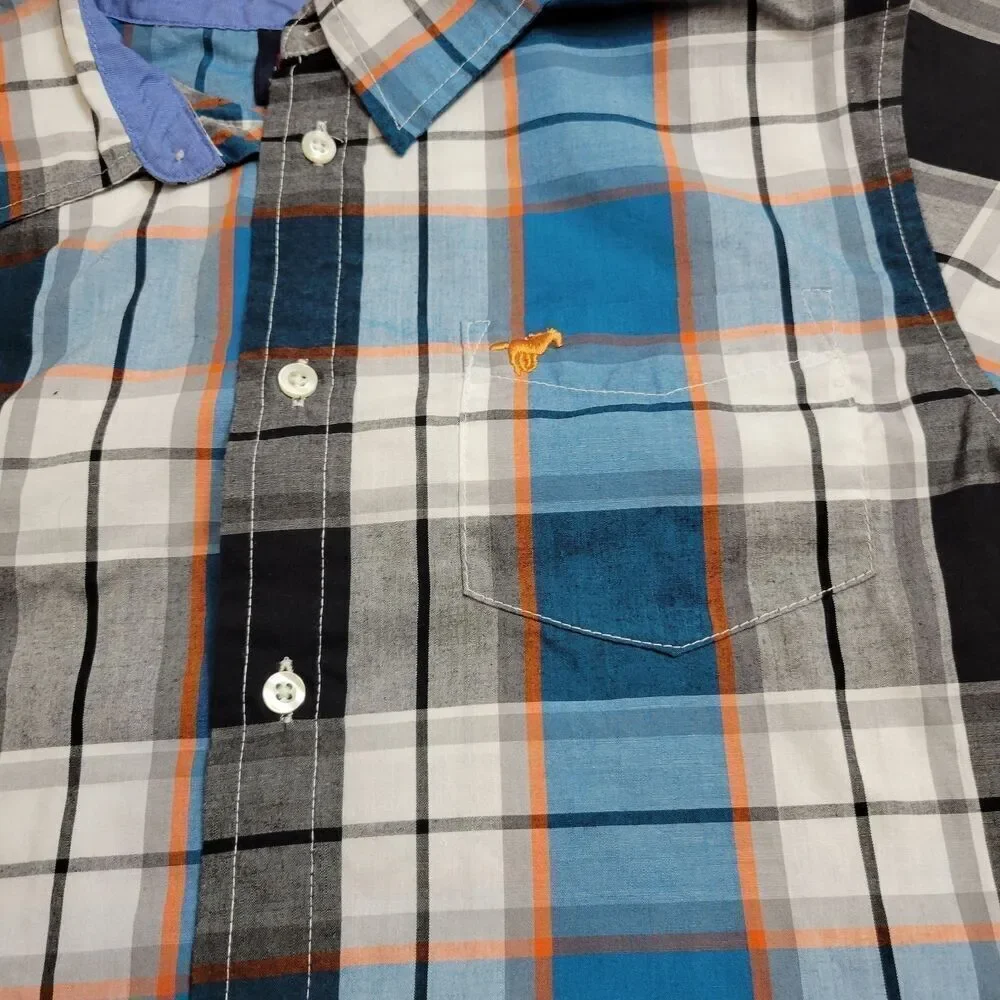 Wrangler plaid buttondown shirt XL 14/16